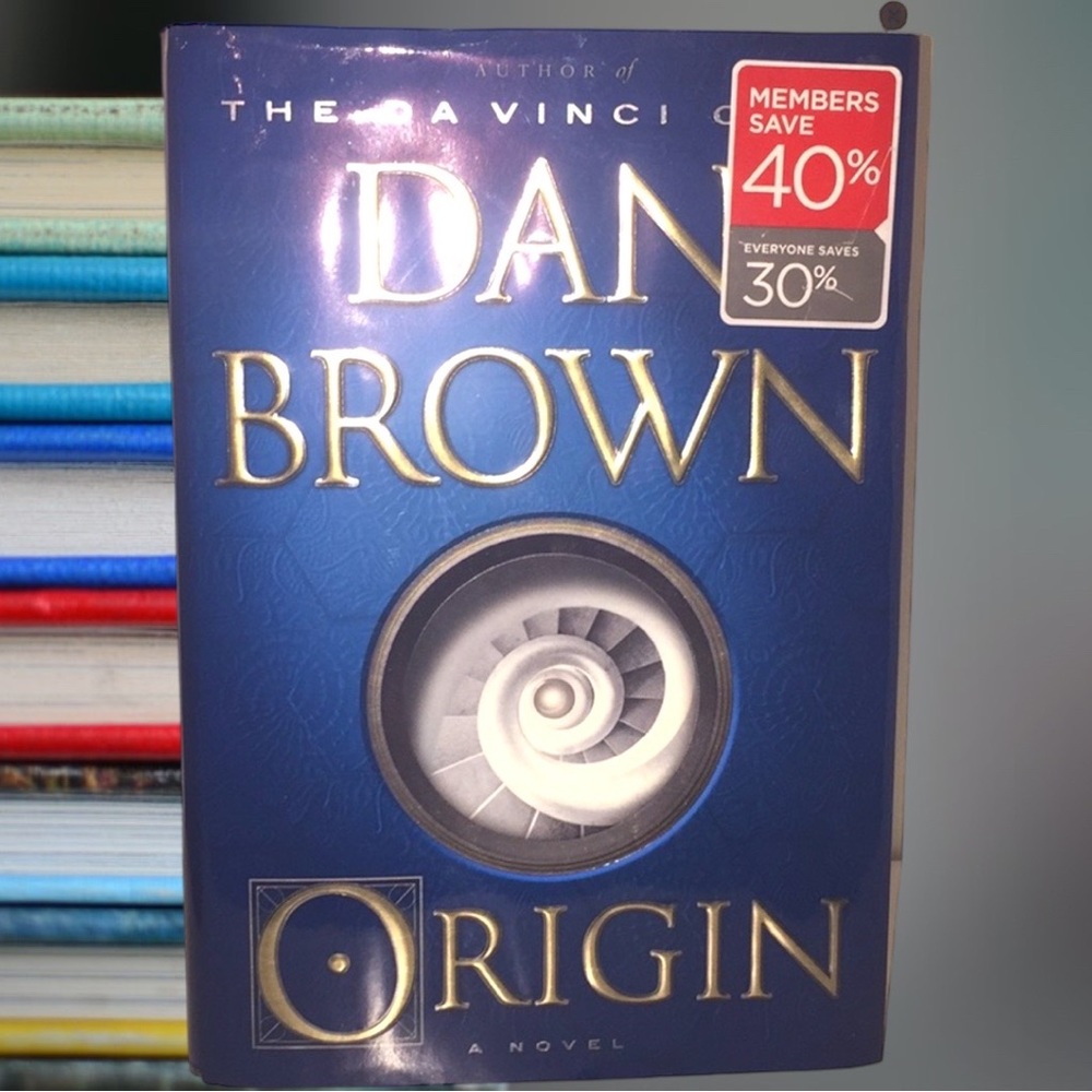 Origin thriller Book by Dan Brown